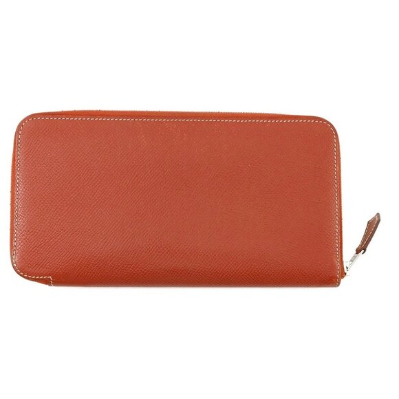 HERMES Azap Long silk in Epsom Brique - Picture 1 of 13